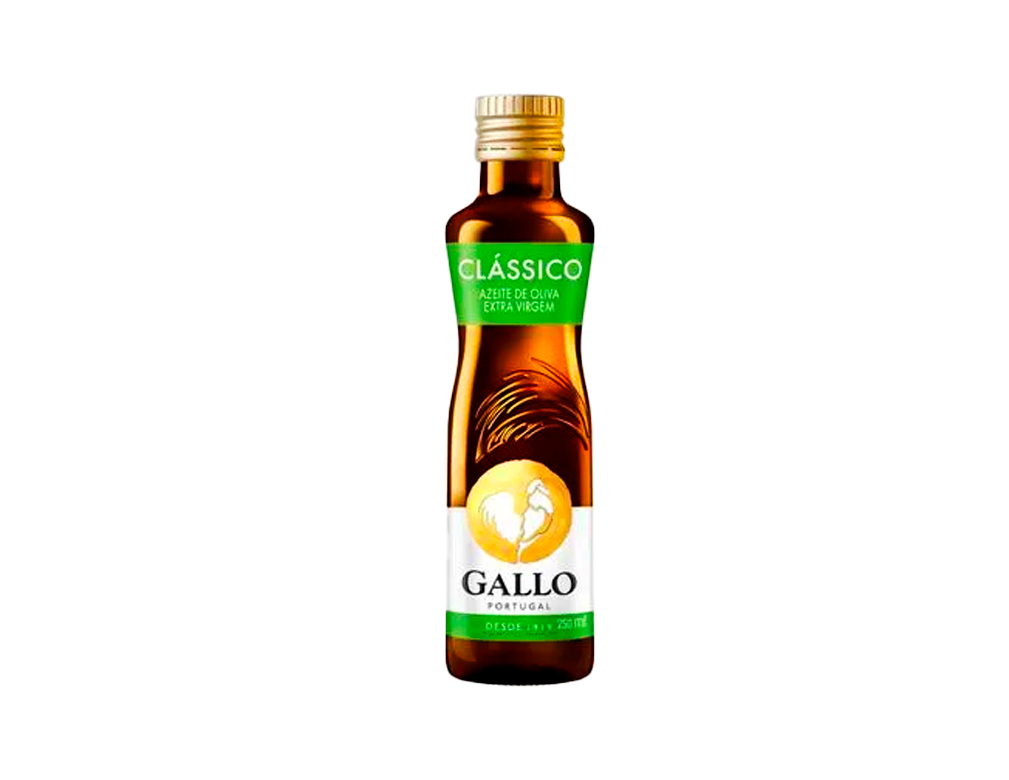 AZEITE DE OLIVA PEQUENO EXTRA VIRGEM GALLO 250 ML (CX 20 VD)